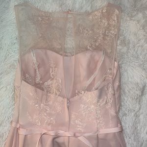DAVID’S BRIDAL, size 4, pink bridesmaid dress
